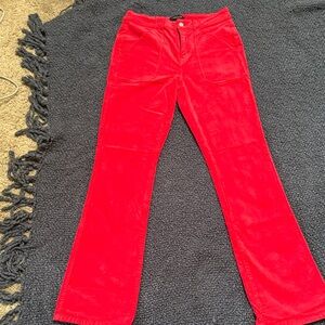 Sanctuary Bold Red Corduroy Trousers